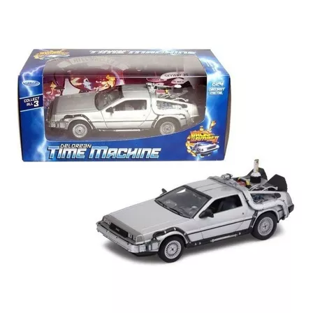 Delorean Back To The Future 2 Time Machine Escala 1:24 Welly