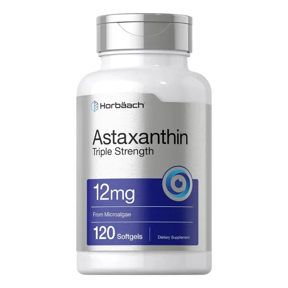 Suplemento Horbaach  Astaxanthin Triple Fuerza 12 Mg 120 Cap