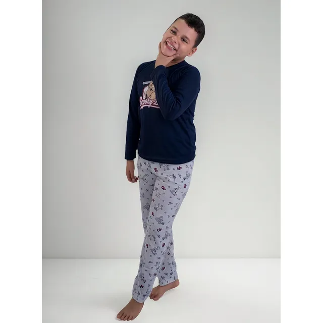 Pijamas Para Niños Manga Larga Y Pantalón Largo