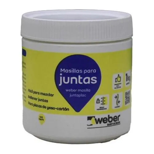 Weber Masilla Para Juntas (juntaplac) 1kg