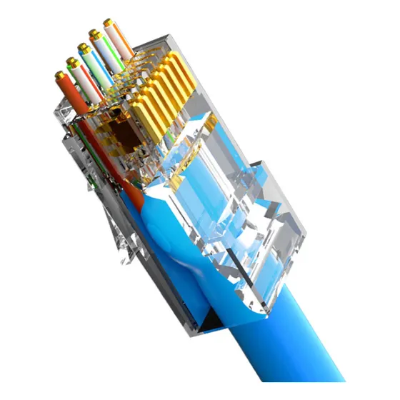 Conector Rj45 Pass Thru/ez Cat5e Macho, 100 Unidades
