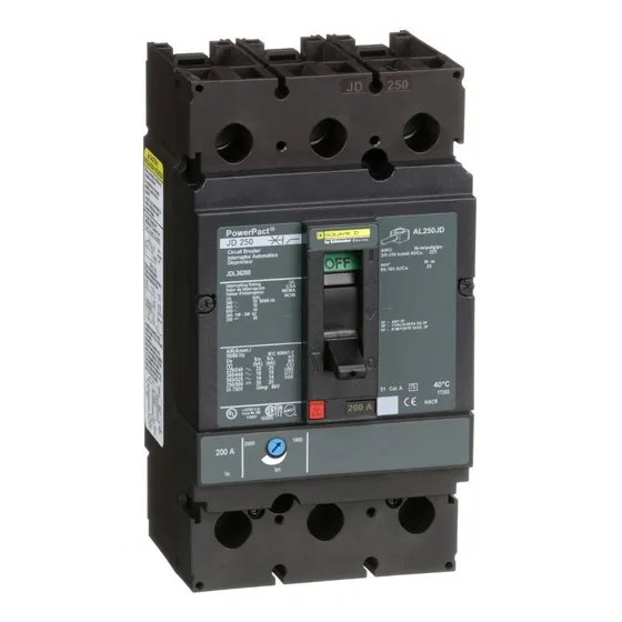 Interruptor Termomagnetico 3 Polos Square D 200a 18ka @ 480v