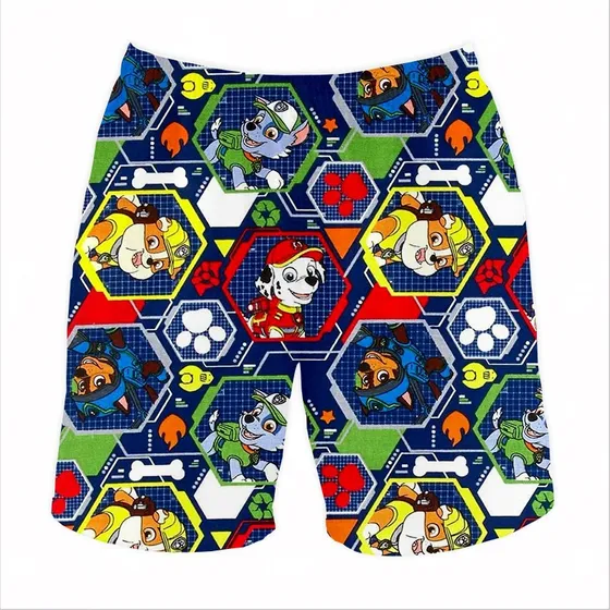 Short Paw Patrol Pantaloneta Para Niños Y Jovenes