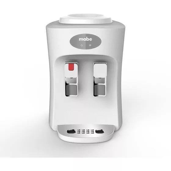 Dispensador De Agua Mabe Emm2pb Enfriador 2 Llaves Blanco 127v Electrico Despachador Porta Garrafon 19l Fria Caliente