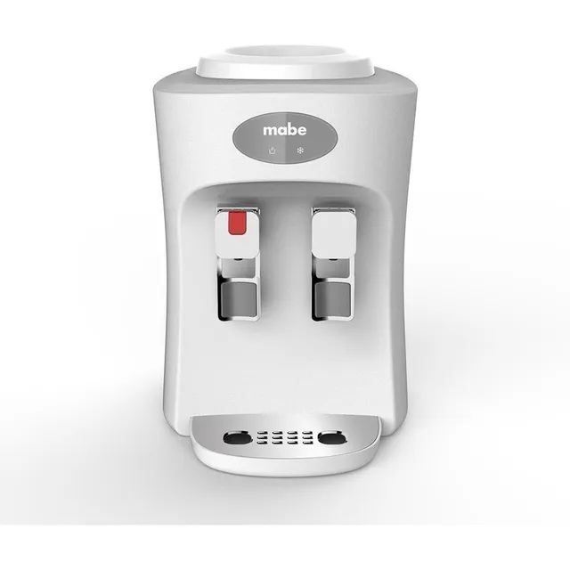 Dispensador De Agua Mabe Emm2pb Enfriador 2 Llaves Blanco 127v Electrico Despachador Porta Garrafon 19l Fria Caliente