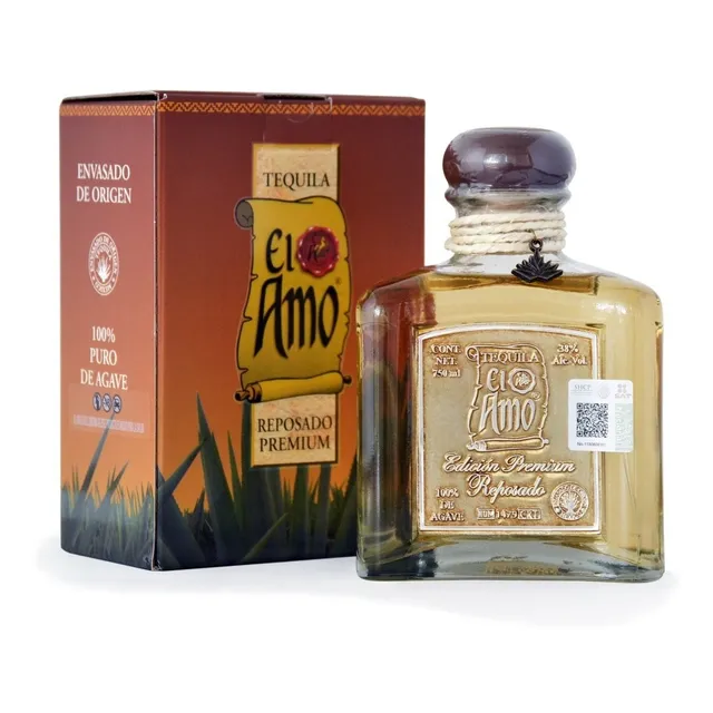 El Amo Premium Tequila Reposado | Caja C/6 Botellas 750 Ml