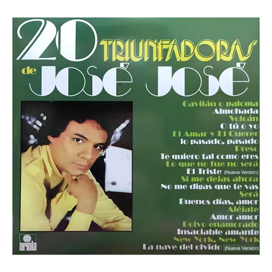Jose Jose 20 Triunfadoras 2 Lp Vinyl