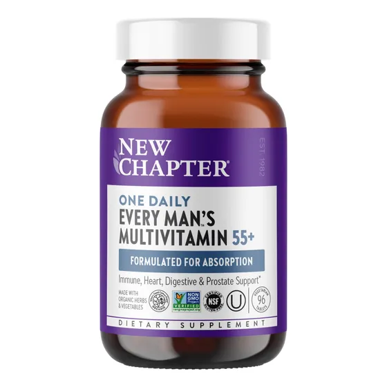 Suplemento Multivitamínico New Chapter Every Man's 55+ 96 Ct