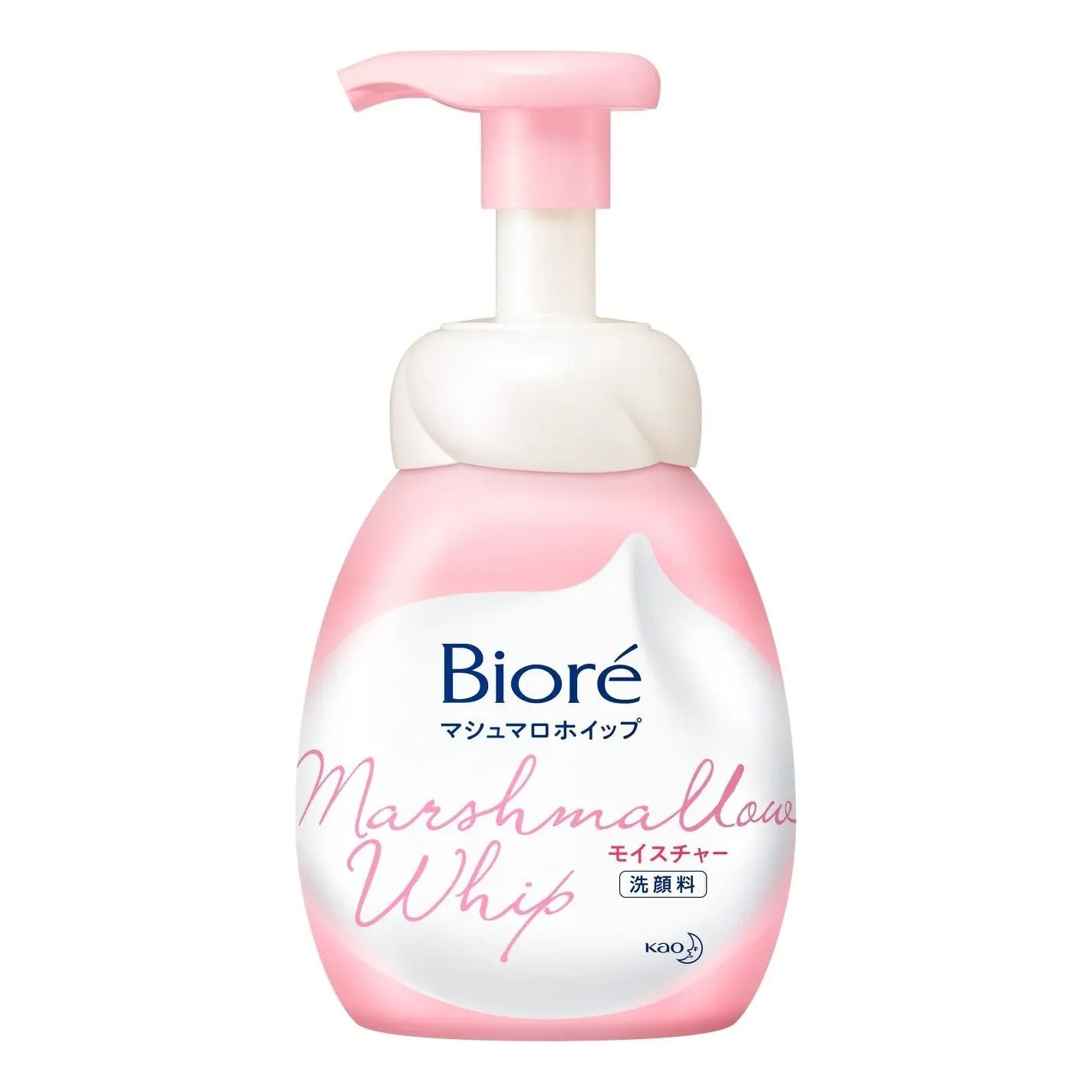 Sabonete Facial em Espuma Bioré Marshmallow Whip para Todos os Tipos de Pele