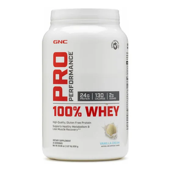 Suplemento en polvo GNC Pro Performance Proteínas sabor vainilla cream x 850g