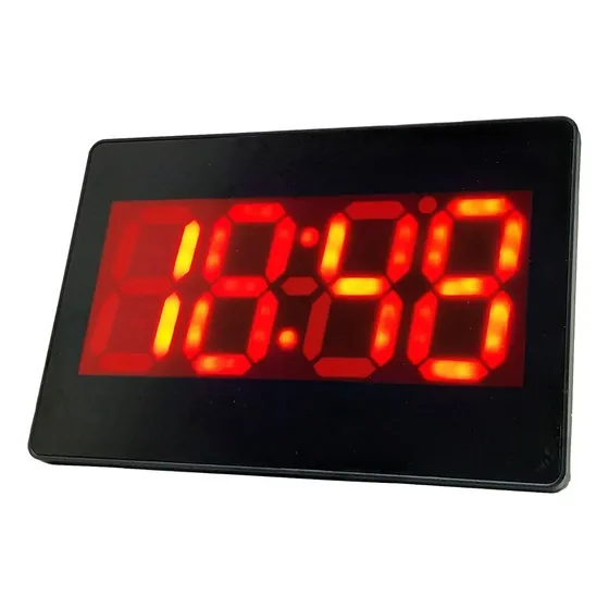 Relógio De Parede Mesa Led Grande Calendário