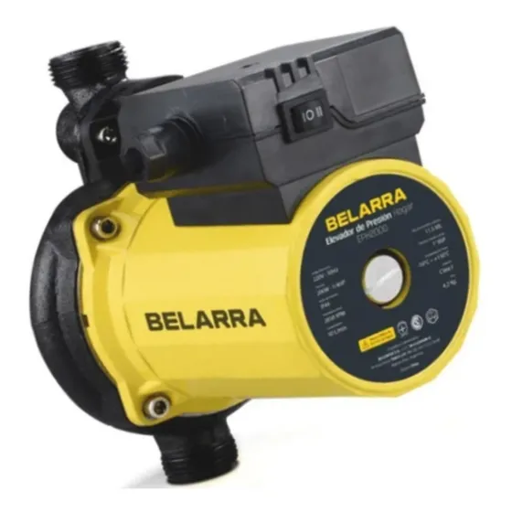 Bomba Elevadora De Presión 1/4 200 W 2 Baño Eph2000 Belarra