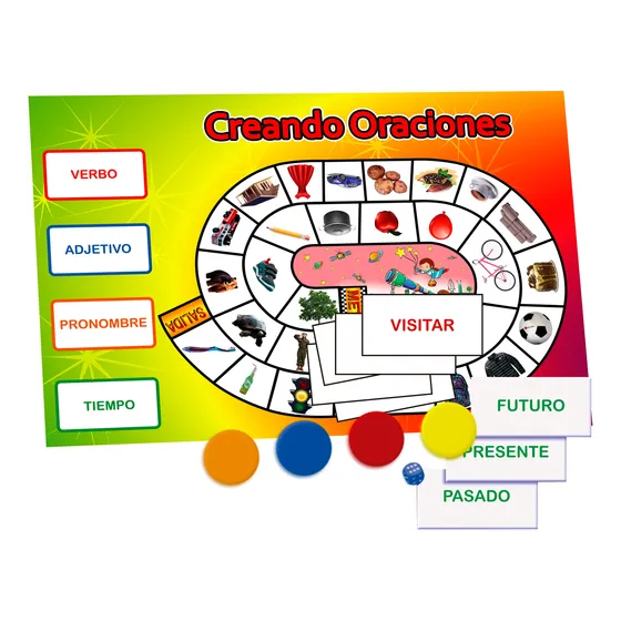 Juego Didactico Creando Oraciones De Hans Educa