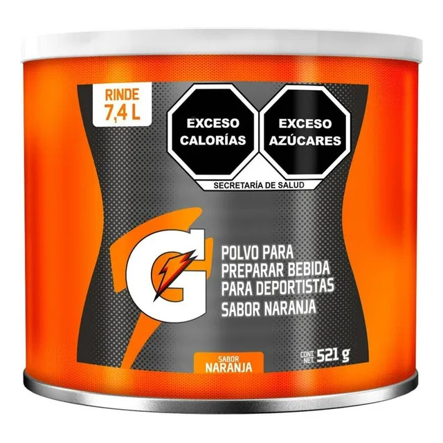 Gatorade Polvo Para Preparar Bebida Sabores 521g Rinde 7.4l