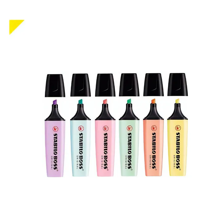 Marcatextos Stabilo Boss 6 Pz Colores Pastel