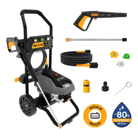 Lavadora De Alta Pressão Wap Wl 4500 Profissional 2000w 2000psi 500l/h Motor De Indução 220v Cinza 60 Hz