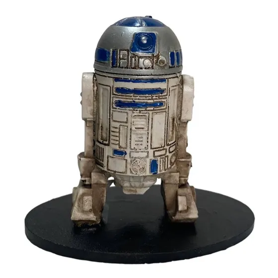 R2-d2 Star Robô Wars Boneco Colecionável Em Resina