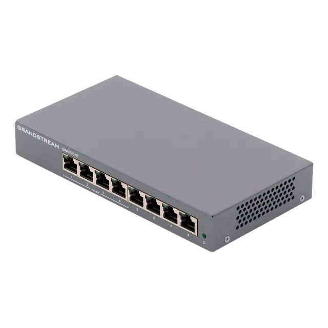 Switch Poe+ Gigabit No Administrable 8 Puertos 10 100 1000