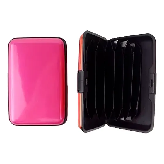 Billetera De Seguridad Para Tarjetas De Crédito Señal Rfid