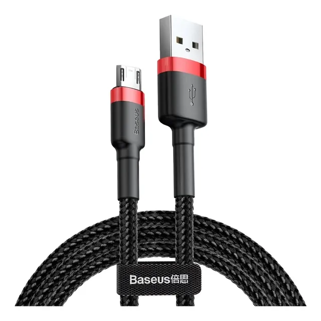 Baseus Cable Usb A Micro Usb V8 3m Carga Rápida  Reversible