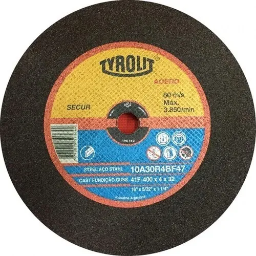 Disco Para Sensitiva Tyrolit Acero 350 X 3 X 25,4 L0110 X20u