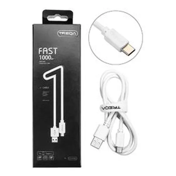 Cable Tipo C Flex 1m Ultra Resistente Con Fibras Duraderas