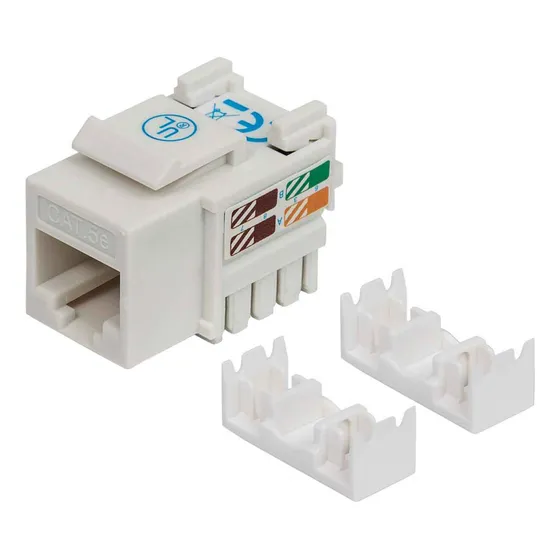 Jack Rj45 Cat5e Keystone De Impacto Blanco Utp 210355