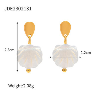 Joyería Jde2302131 Versátil De 18 Quilates Con Forma De Conc Joyería Jde2302131 Versátil De 18 Quilates Con Forma De Conc