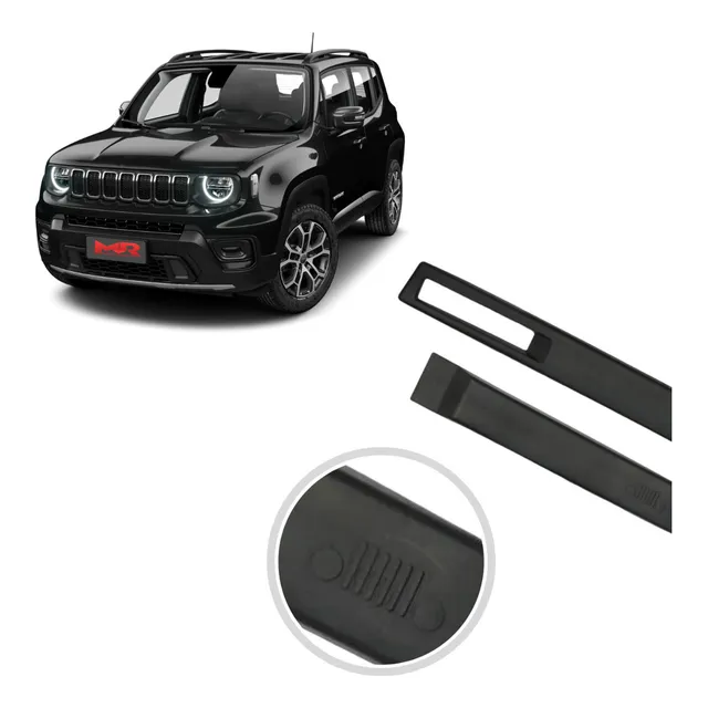 Jogo Friso Lateral Borrachão Original Mopar Jeep Renegade
