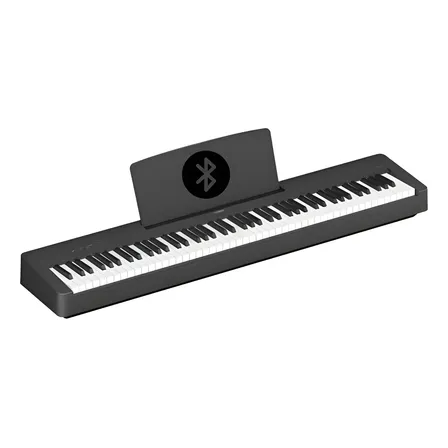 Piano Digital Yamaha P-145bt Preto Com Bluetooth E Fonte Preto 127/220v