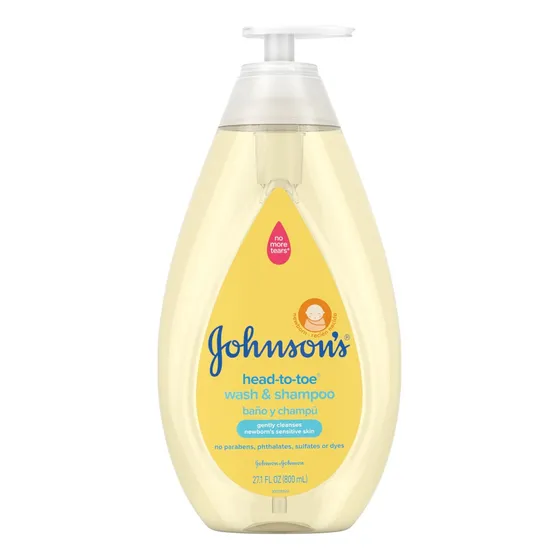 Champú Y Jabón Líquido Johnson's Para Bebe 800 Ml