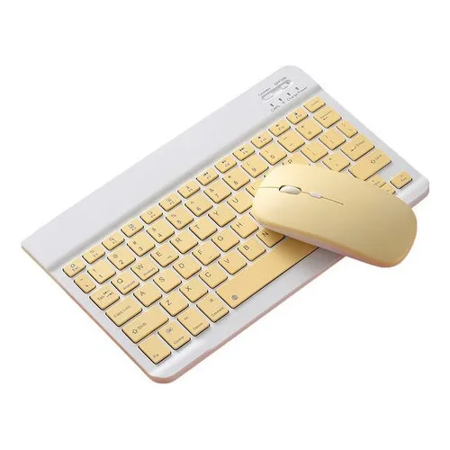 Kit De Teclado Inalámbrico Bluetooth Para Tableta Universal;