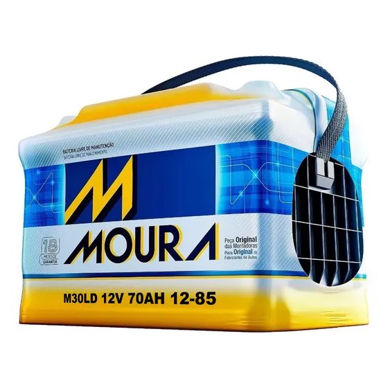 Bateria Moura 12x85 M30ld 75ah - Cambio Gratis A Domicilio