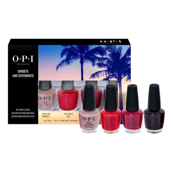 Mini Tallas Esmaltes Sunsets And Statements De O.p.i