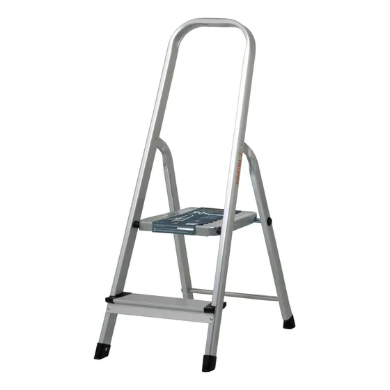Escalera Aluminio Tipo Banqueta 2 Peldaños 150kg Truper