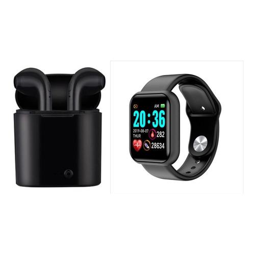 Reloj Inteligente D20 Pro Smartwatch+ Audifonos Inalambricos