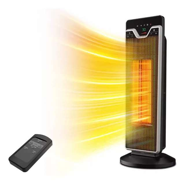 Rico Len Calefactor Electrico De Aire Temporizador Calentones 2500w | MercadoLibre 📦