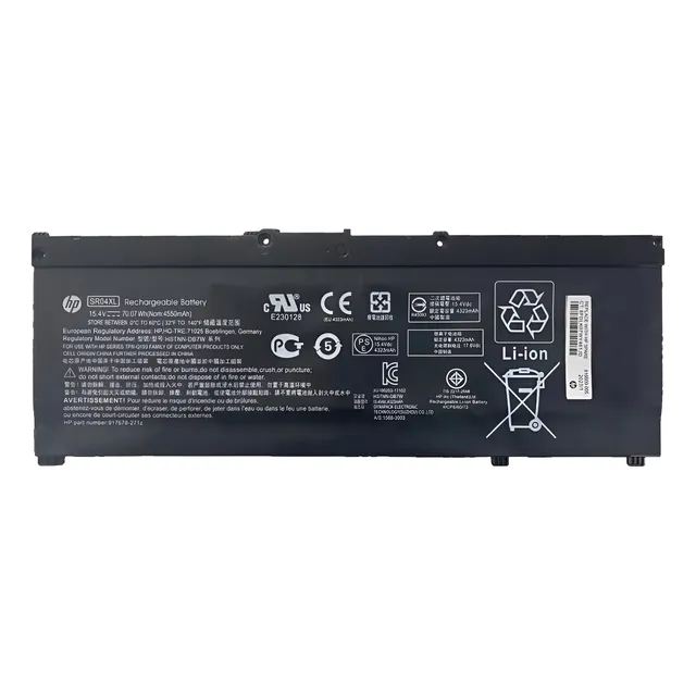 Batería Original Para Hp Sr04xl 15-cx0001la 15-cn0001la 17-b Negro
