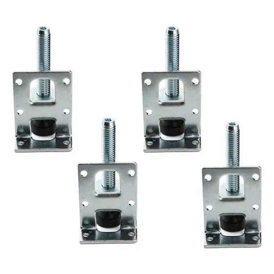 4 Pçs Mesa Perna Nivelador Pé Durável Extensores De 75mm