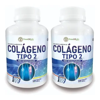 2x ColĂĄgeno Uc Ii Tipo 2 Puro 40mg 240 CĂĄpsulas 2x ColĂĄgeno Uc Ii Tipo 2 Puro 40mg 240 CĂĄpsulas