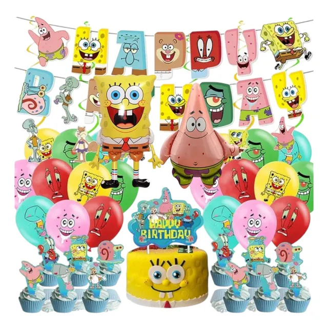 Set Decoración Globos Varios Diseños Infantiles