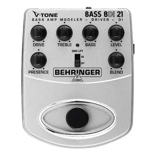 Pedal Para Contrabaixo Behringer Bdi21 V-tone Modelador Pedal Para Contrabaixo Behringer Bdi21 V-tone Modelador