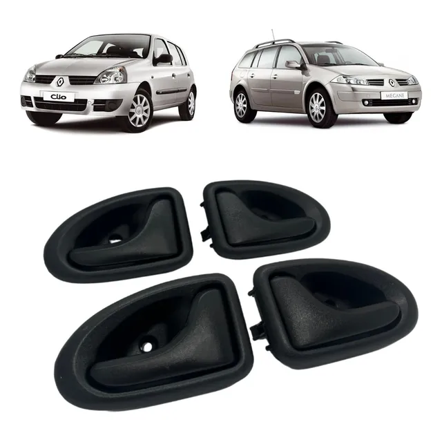 Jogo 4 Maçanetas Puxador Interno Clio Megane Scenic Symbol
