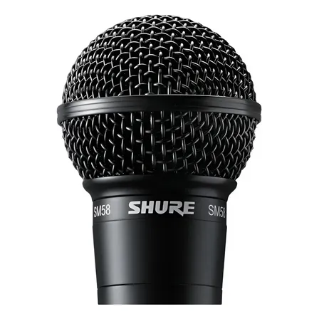 Micrófono Dinámico Cardioide Edición Especial Shure Sm58-blk Color Negro