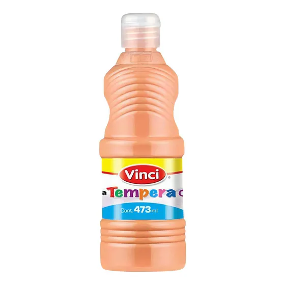 Pintura Tempera Lavable Cartel Vinci Colores Surtidos 473ml Color Carne