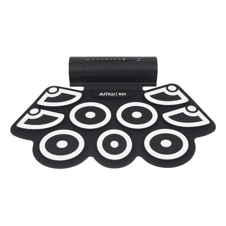 Bateria Eletrônica Amw Rd1 Midi Com 9 Pads 7 Timbres Top ! Cor Preto Bateria Eletrônica Amw Rd1 Midi Com 9 Pads 7 Timbres Top ! Cor Preto