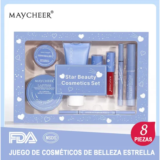 Set De Cosméticos De Belleza De 8 Piezas Para Celebridades