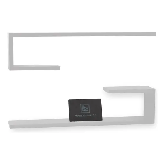 Repisas Flotantes Tipo C Set X 2 Un Decoracion Moderna