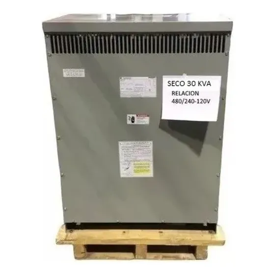 Transformador Trifasico 30 Kva 480/208-120v Seco Ge