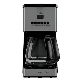 Cafeteira Philco 40 Cafezinhos 1000w Painel Digital Pcf40b Cor Preto 220v